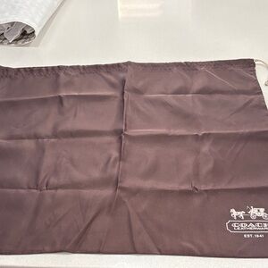 Coach Vintage Brown Dust Bag NWOT